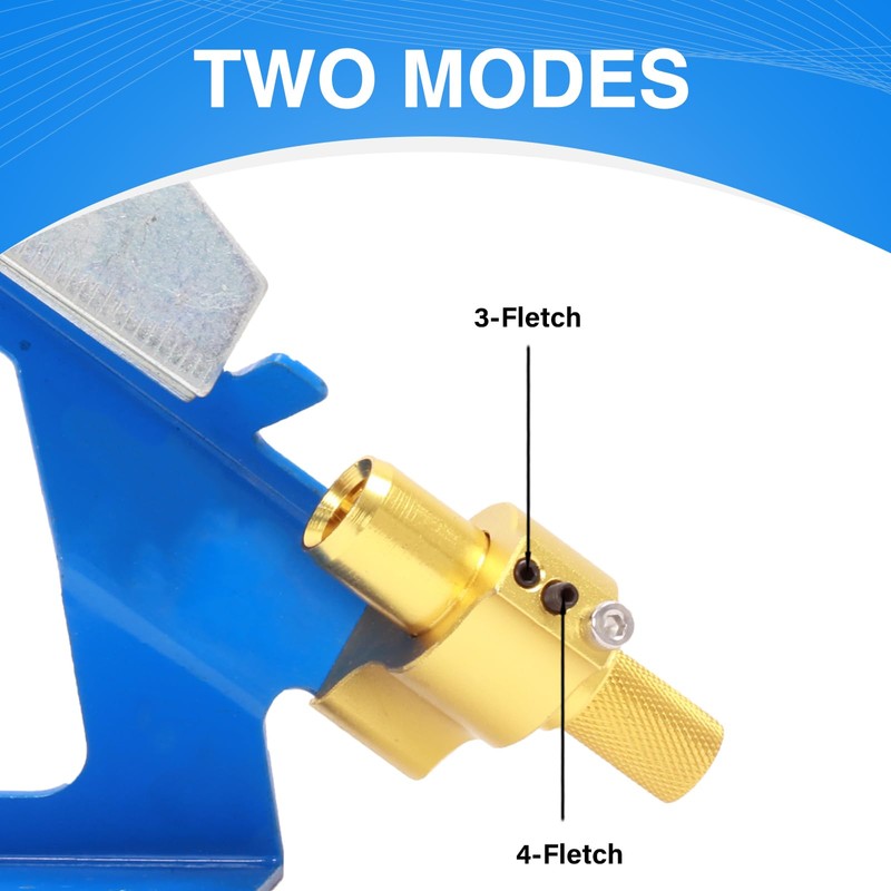 FENJANER Arrow Fletching Jig - Adjust Archery Arrow Fletchings Tool