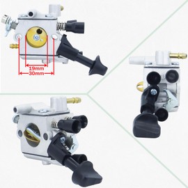ALRACALL BR430 Carburetor Compatibale with Zama C1Q-S210 C1Q-S210B C1Q-S209C Fits for Stihl BR350 BR350Z BR430 BR430Z BR450 SR430 SR450 with Ignition Coil