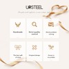 Ursteel Ursteel Initial Bracelet for Women Mothers Gifts - Dainty
