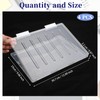 Gersoniel 4 Pcs A4 File Box Clear Portable Project Case