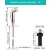 Universal Kitchen Sink Spray Attachment/Hose/Holder Set, Kitchen Side Sprayer Compatible