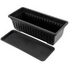 JOIKIT 17 Inches Black Plastic Planter Box, 6 Packs, Good