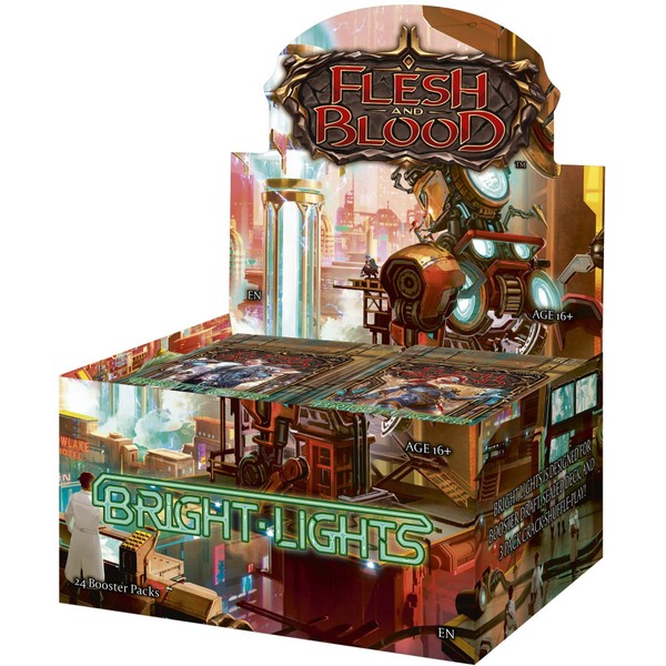 Legend Story Studios Flesh & Blood TCG Brights Lights Booster Box Display