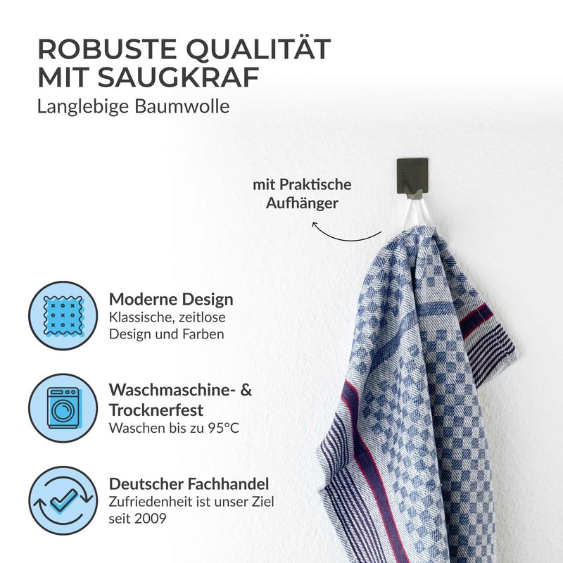 Sterzbachs 100% Cotton Kitchen Towels, 45 x 70 cm, Set