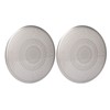 2PCS Car Audio Speaker Cover Stainless Steel Replacement for FJ