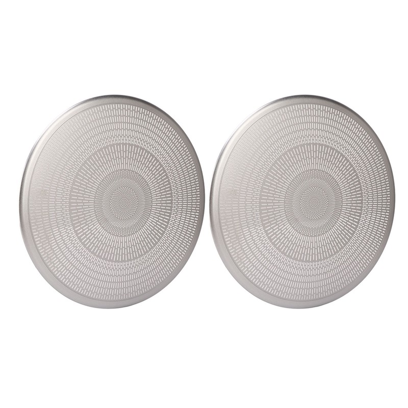 2PCS Car Audio Speaker Cover Stainless Steel Replacement for FJ
