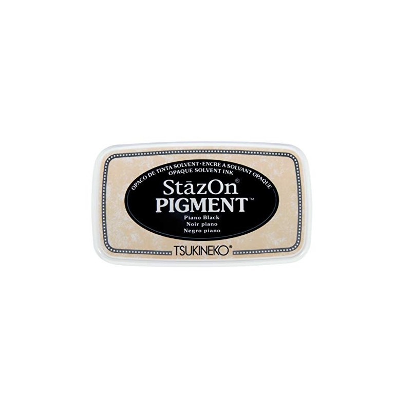 Rayher 29206576 StazOn Pigment Ink Pad, Black, 9.6 x 5.5