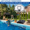 HooKung 37''-56'' Adjustable Height Swimming Pool Basketball Hoop 36 Inch