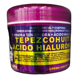 Crema Tepezcohuite Acido Hialuronico Crema De Noche