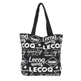 Cox Sportif 36797 Tote Bag, Handbag, Mother Bag, Canvas Tote Bag, Various Logo, Black, Free size