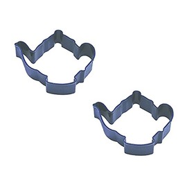 3.75" Teapot Cookie Cutter - Navy, Set of 2