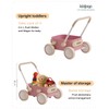 PULA Baby Push Walker with Wheels Toddler Wagon for First