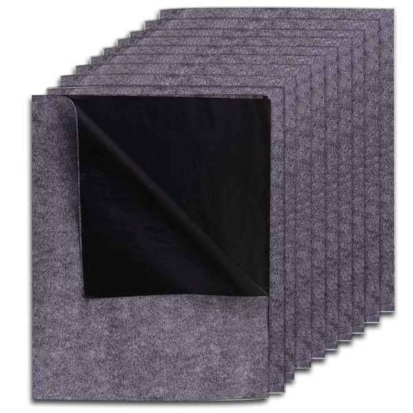 Graphite Transfer Paper, 20 x 47 Inch, 10 Sheets, Black
