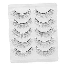 Mikinona 5 Pair Set of Lashes 3d Eyelashes for Women Soft Realistic Look