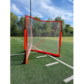 Crankshooter® Portable, Foldable Lacrosse Goal. Two Sizes: 6'X 6' or 4'X 4' Put Up & Take Down in Seconds (6' x 6')