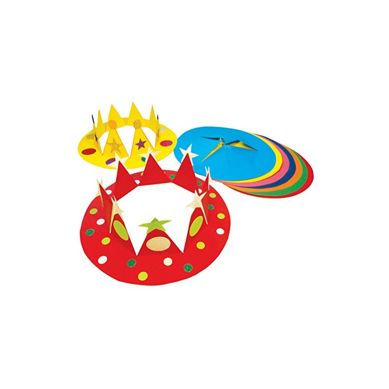 Springboard Crown Hat Making Craft Activity for Children (Pack of