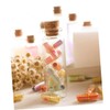 Levemolo 50pcs Mini Plastic Wishing Capsules Bottles for Capsule Bottles