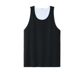 SPORT-TEK PosiCharge Competitor Rev Tank Black/White