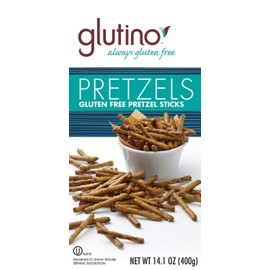 Glutino Gluten Free Pretzel Sticks, 14.1-Ounce Bags (Pack of 6)