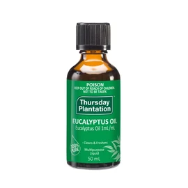 Thursday Plantation Eucalyptus Oil 50ml (Australia/Aroma Oil/Essential Oil) 100% Pure Essential Oil/Vegan/Refreshing