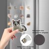 12Pcs Funny Cat Meme Fridge Magnets Cute Refrigerator Magnetic Stickers