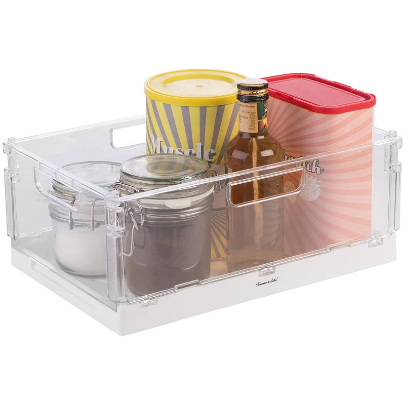 Rosenstein & Söhne Fridge Box: Set of 4 Foldable Fridge