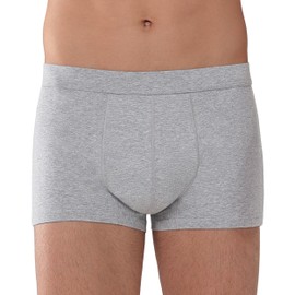 REELINDRY Mens Incontinence Underwear Washable Leakproof Protection Boxer Briefs 2.3 oz Light Absorbency Bladder Control1 Pack (Light Gray, 5XL)