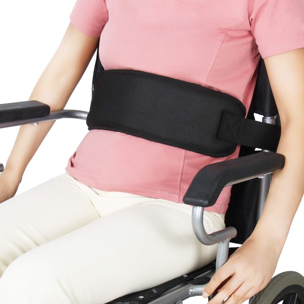 REAQER Wheelchair Seat Belt Medical Restraint Elderly Safety Sith Team Guard Soft Personal Roll Belt Control Rim