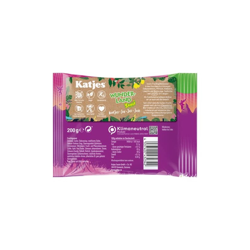 Katjes Wunderland Sauer Candy 200g (Wonderland Sour)