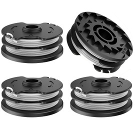 MUFUSHAN Pack of 4 thread spool suitable for Parkside cordless grass trimmer PRTA 20-Li (A1, B2, C3, D3), PRT 550 (A1, A2, A3, A5, B6)