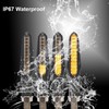 4PCS Motorcycle LED Turn Signal Flowing Water Light Amber Blinker