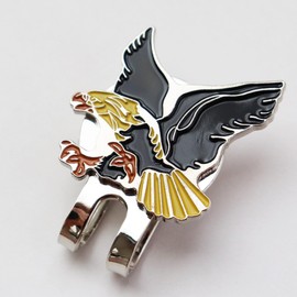 Golf Marker Eagle Hat Clip Magnet (Magnet) Detachable Cool Ball Marker Width 1.0 x Height 1.1 inches (2.5 cm) x Height 1.1 inches (2.7 cm)