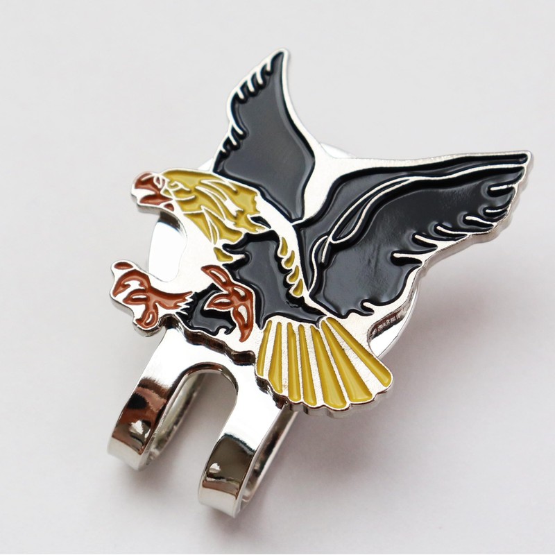 Golf Marker Eagle Hat Clip Magnet (Magnet) Detachable Cool Ball