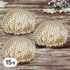 Three Sun Perm Dye Towel Waterproof Double Shower Hair Cap 15 Gold Dots / 쓰리썬 파마약 염색용타올 방수 이중 샤워 헤어캡 15개 골드도트