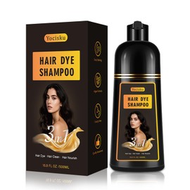 Blonde Hair Dye Shampoo, Instant Hair Color Shampoo, Blonde Brown Hair Dye, Brown Hair Shampoo, Colors in Minutes, Easy to Use, 16.90 Fl Oz