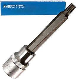 SW-Stahl 05203SB Torx Bit T10 x 100 mm - 1.3 cm 0.5 Inch / 1/2 Inch