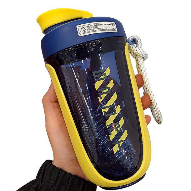 590ml Fitness Sport Water Bottle Leakproof Shaker Cup Drinking Bottle