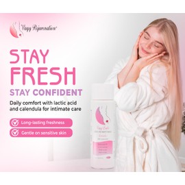 Vagy Rejuvenation Vagy Lactic Feminine Wash with Lactic Acid & Calendula – Gentle Intimate Wash Women pH Balance – Refreshing Vaginal Cleanser – Daily External Use – 8 oz