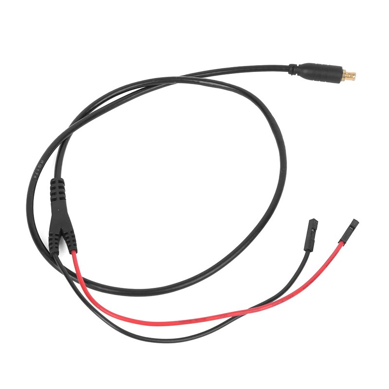 Test Cable Jumper Wire Connector with 2mm Testing Hook Red