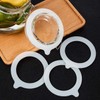 Outus 8 Pieces 3.75 Inches Silicone Jar Gaskets Replacement Silicone