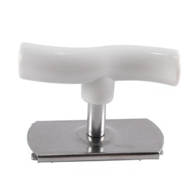 Nicear 2-Pack Manual Can Opener and Jar Opener Set Universal Bottle Cap Remover for 2.5-9.5cm Lids Ergonomic Kitchen Tools with ABS Handle (White and Green)