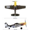 Volantex US RC Plane P51 Mustang 2.4G Radio EPP Foam