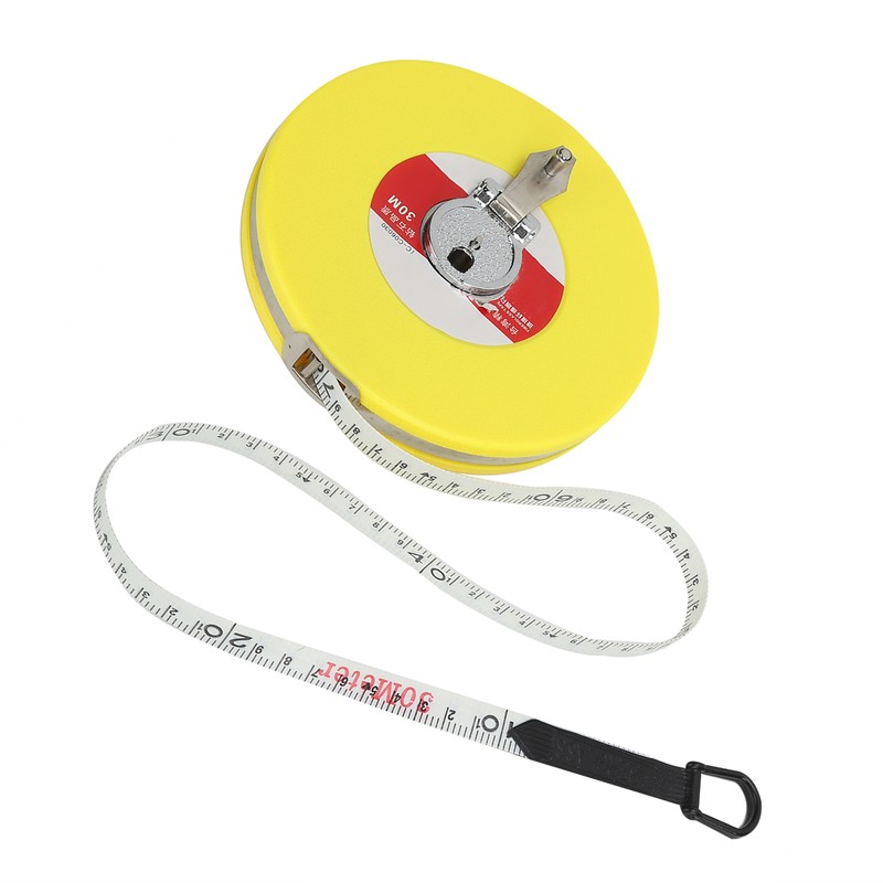 Tape Measure Glass Fiber Flexible Ruler Disc Shape Industrial Measuring