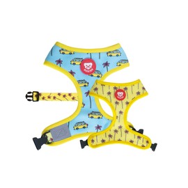 DUKIER - Reversible Dog Harness for Dogs, No Pull Vest, Pets, Safety, Neoprene, California, Size XL