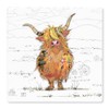 Bug Art Coaster Hamish Highland Cow