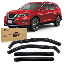 Nilight in Channel Rain Guards for Nissan Rogue 2021 2022 2023 2024 2025 Original Window Deflectors, Vent Window Visors-4PCS