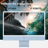 F FORITO 2-Pack Compatible with iMac 24 inch Anti Glare