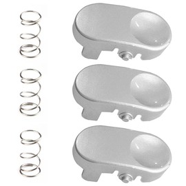 3 Pack Replacement Tool Catch with Spring - Compatible with Dyson V6 DC25 DC27 DC28 DC31 DC33 DC34 DC35 DC44 DC47 DC56 Vacuum Cleaner, Model 911523-03 (911523-03), Silver