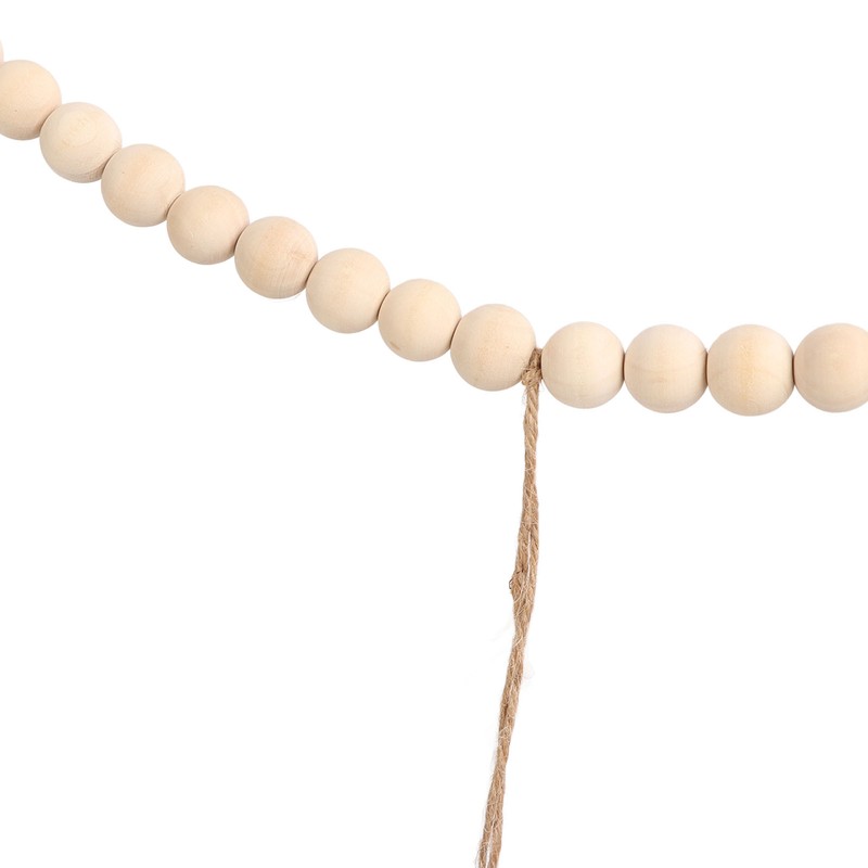 2pcs Hanging Photo Display Wall Decor with Wooden Beads Tassels