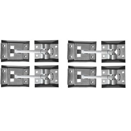 blntackle76 Set 1-4 Door Lock with Retaining Part Flap Holder for Caravan, Motorhome, Trailer, Boat, Entrance Door Latch, RV Door Holder (Pack of 4)